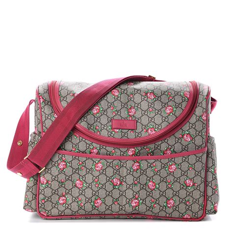 pink gucci baby carrier|authentic Gucci diaper bag tote.